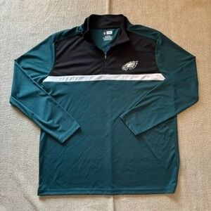 Philadelphia Eagles 1/4 Zip Pullover – Men's 2XL